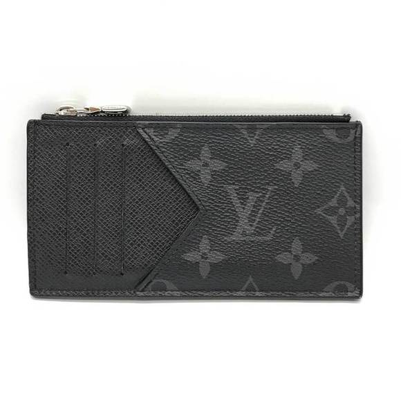 LOUIS VUITTON Accessories - Louis Vuitton Card Holder Taigarama Monogram Eclipse Wallet/Coin Case M30271 ...